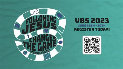 Vacation Bible School 2023: Following Jesus Changes the Game!, First ...
