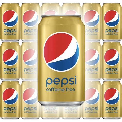 pepsi cola, caffeine-free, 12 fl oz can pack of 18, total of 216 oz ...