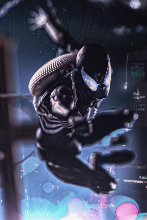 My photo of mad ex black suit spidey www.Instagram.com/3nd3rs_Shad0w ...