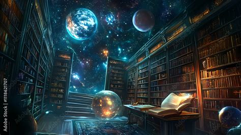 Image result for Library in Outer Space