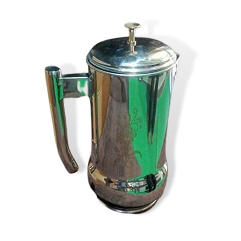 moti metal industries MMI Stainless Steel Floral Print Jug Heavy Gauge ...