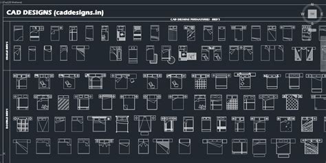 Download Free AutoCAD Blocks file – FURNITURES: BED'S | CAD Designs
