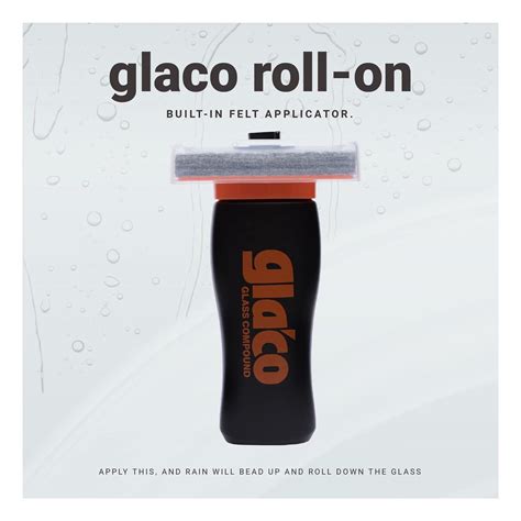 Glaco Glass Compound Roll On – 100ml | Glass Cleaner & Pre-Coating Sur
