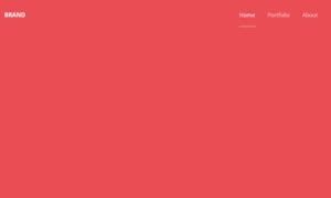 Bootstrap Menu Tutorial 的图像结果