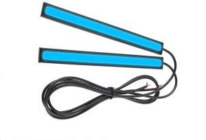 Speedwav Slim Daytime DRL Lights ROYAL BLUE Set Of 2-Toyota Innova Type ...