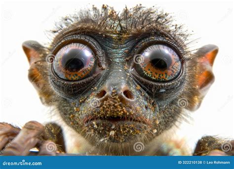 Exotic Lizard with Bulging Eyes and Textured Skin Stock Illustration ...