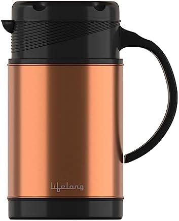 Lifelong 1000 ml Insulated Stainless Steel Flask with Handle |Hot ...