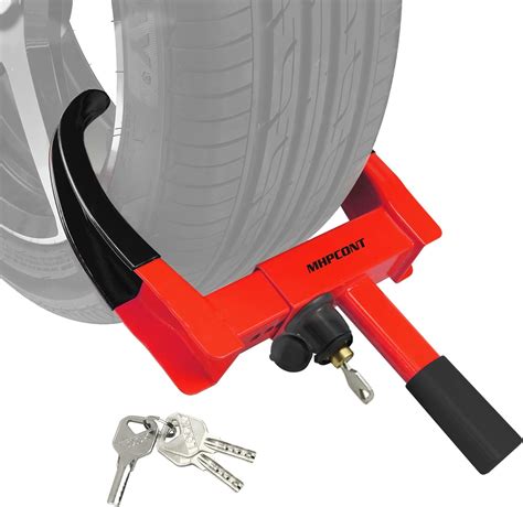 Amazon.com: Wheel Lock Universal Trailer Wheel Lock Adjustable Security Tire Boot Lock Anti ...