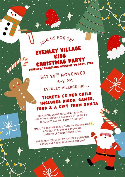 Evenley Village Kids Christmas Party, Evenley, Buckingham, 29 November ...