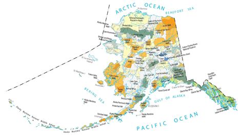 Large Map Alaska 的图像结果