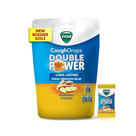 Buy VICKS COUGH DROPS DOUBLE POWER (Bag of 25) WITH AYURVEDIC ...