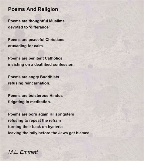 Spiritual Religion Poems