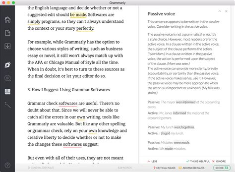 Should Authors Use Grammar Check Softwares? — Thompson Editing Services