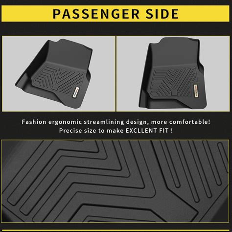 Floor Mats for 2015-2020 Chevy Tahoe GMC Yukon 1st & 2nd Row All ...