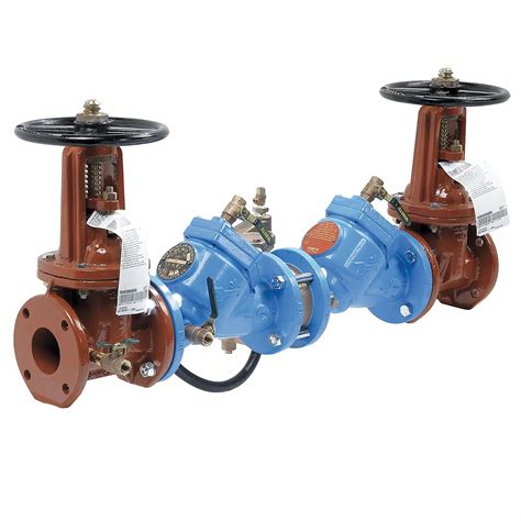 WATTS, Std Configuration, Cast Iron, Reduced Pressure Zone Backflow ...