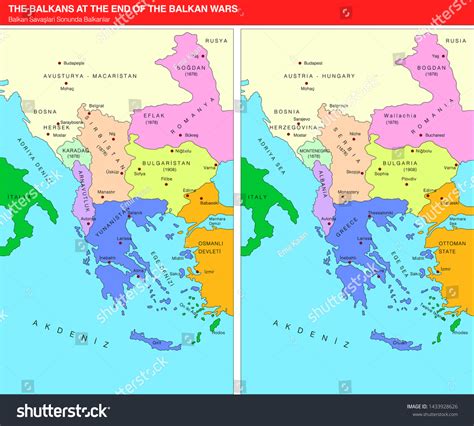 Balkan War Map: Over 136 Royalty-Free Licensable Stock Illustrations ...