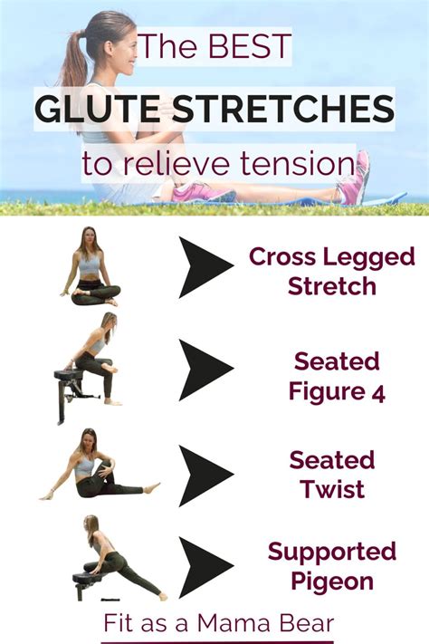 9 Best Glute Stretches - Fit as a Mama Bear