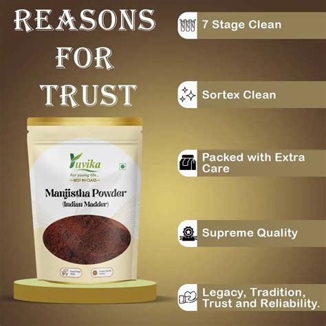 Manjistha Powder - Majith Powder - Rubia Cordifolia - Indian Madder ...