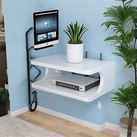 Tree House Set top Box Wall Stand | WiFi Router Holder Wooden Tv ...