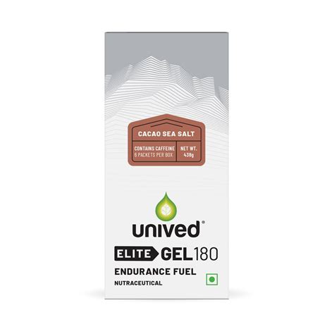 Unived Elite Gel, 2:1 Carbohydrate Ratio, 45g Carbs, Beta-Alanine ...
