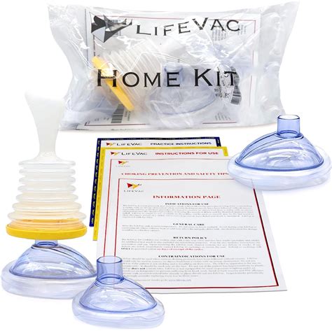 LifeVac Home Kit - Portable Suction Rescue Device, First Aid Kit for ...