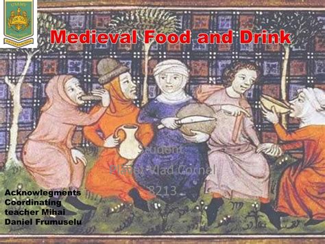 Medieval Food and drinks | PPTX