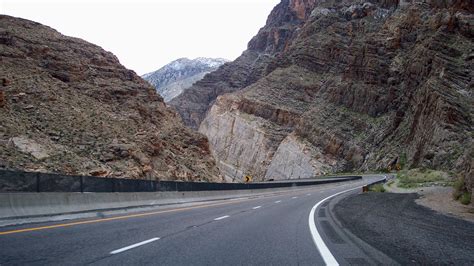 Traffic delayed in Virgin River Gorge