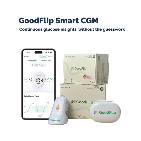 Best Smart CGM Device in India | GoodFlip Bluetooth CGM