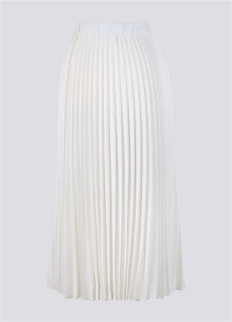 Best White Pleated Skirt at Mickey Hopkins blog
