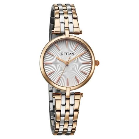 Buy Online Titan Work Mode Quartz Analog Silver Dial Two Toned Metal ...