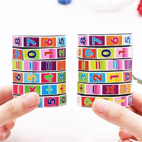 Buy Litvibes Maths Calculation Cube Toys Early Development & Hand Eye ...
