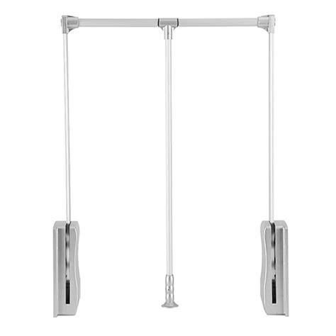 Pull Down Closet Rod, Adjustable Wardrobe Organizer Clothing Rail For ...