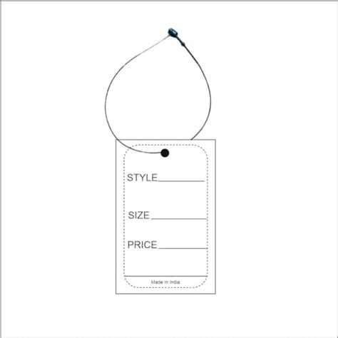 Sampurn innovation Paper hang tags price tag 500 pcs with string ...