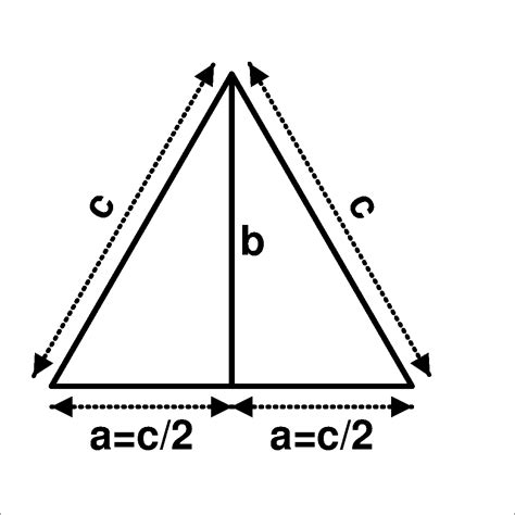 Height of a regular triangle
