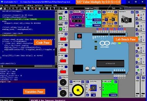 Simulateur Arduino Uno 的图像结果