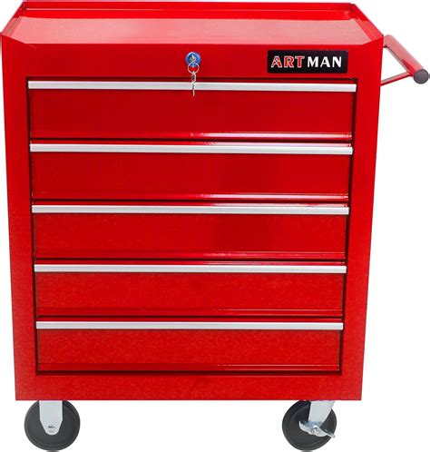 INNOVATIVE LIFE 5-Drawers Tool Box On Wheels, Tool Cabinets Cart, India ...
