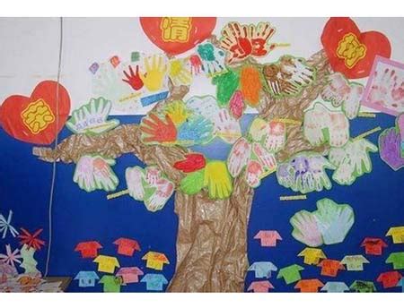 幼儿园环境布置图片：亲情树_幼儿园环境布置图片_教育_太平洋亲子网