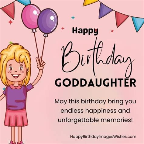 Happy Birthday GodDaughter Images & Wishes 2025
