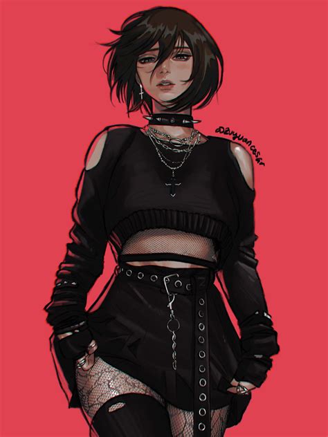 ArtStation - GOTH MIKASA