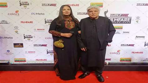67th WOLF777News Filmfare Awards 2022: Javed Akhtar and Shabana Azmi ...