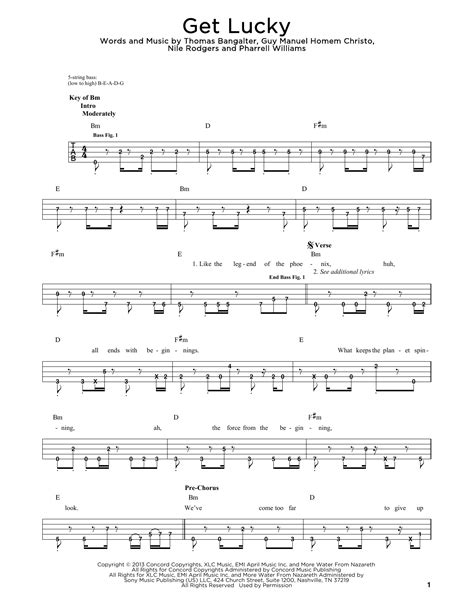 Daft Punk Get Lucky Guitar Chords