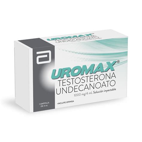 Uromax Testosterona 1000 Mg/4Ml Caja X 1 Ampolla Solución Inyectable ...