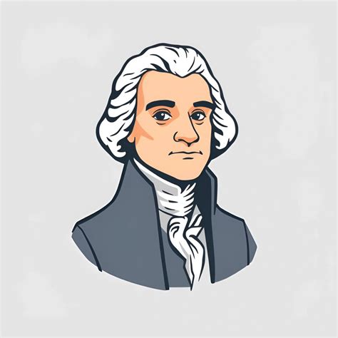 Cartoon Portrait of George Washington - Free Download - AI Scribbles