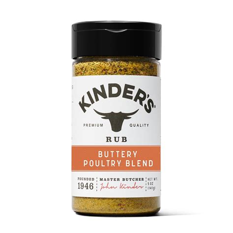 Kinder's Buttery Poultry Blend Seasoning, 5oz Pack Of 6 - Walmart.com