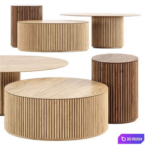 Side and Coffee table by Asplund - 3drush.com