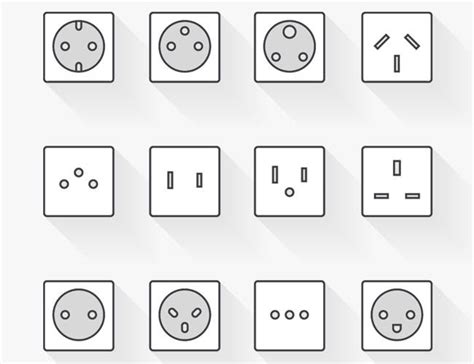 Electrical Plug Types 的图像结果