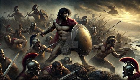 Odyssey - The Cicones Counterattack (3) by anavrin-ai on DeviantArt