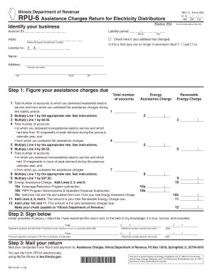 Fillable Online revenue state il RPU-6 - Illinois Department of Revenue ...