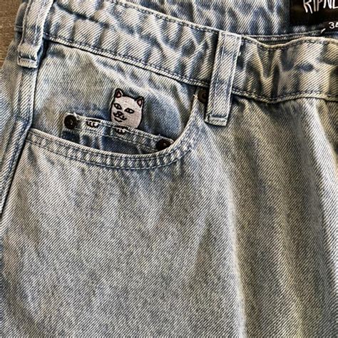 La Brea Denim Pants. (Limited edition) embroidered... - Depop