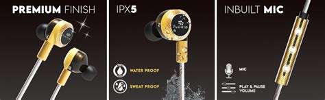 Florid Phoenix 2020 in-Ear Metal Wired Earphones with Mic and in-Line ...